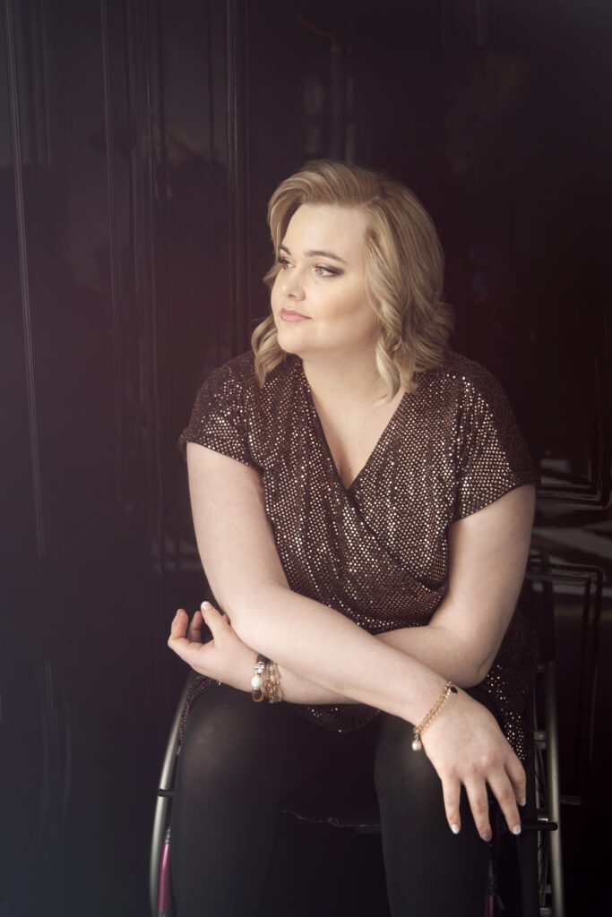 Monika – first female portrait from the beauty session for women with disabilities